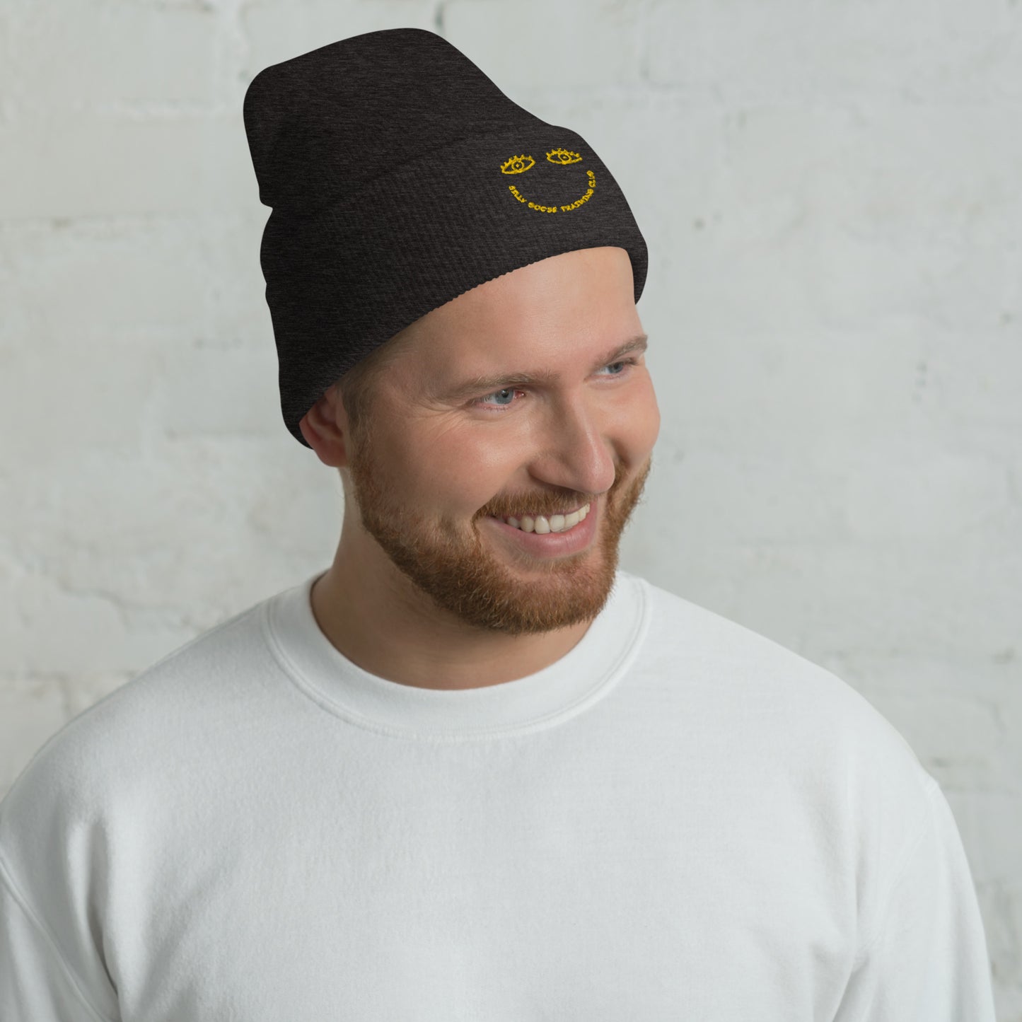 Smile Cuffed Beanie